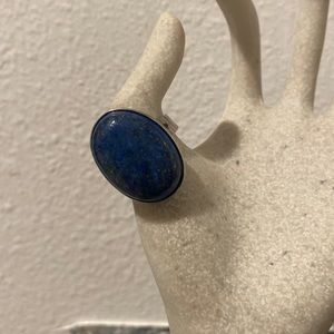 Blue stone statement ring